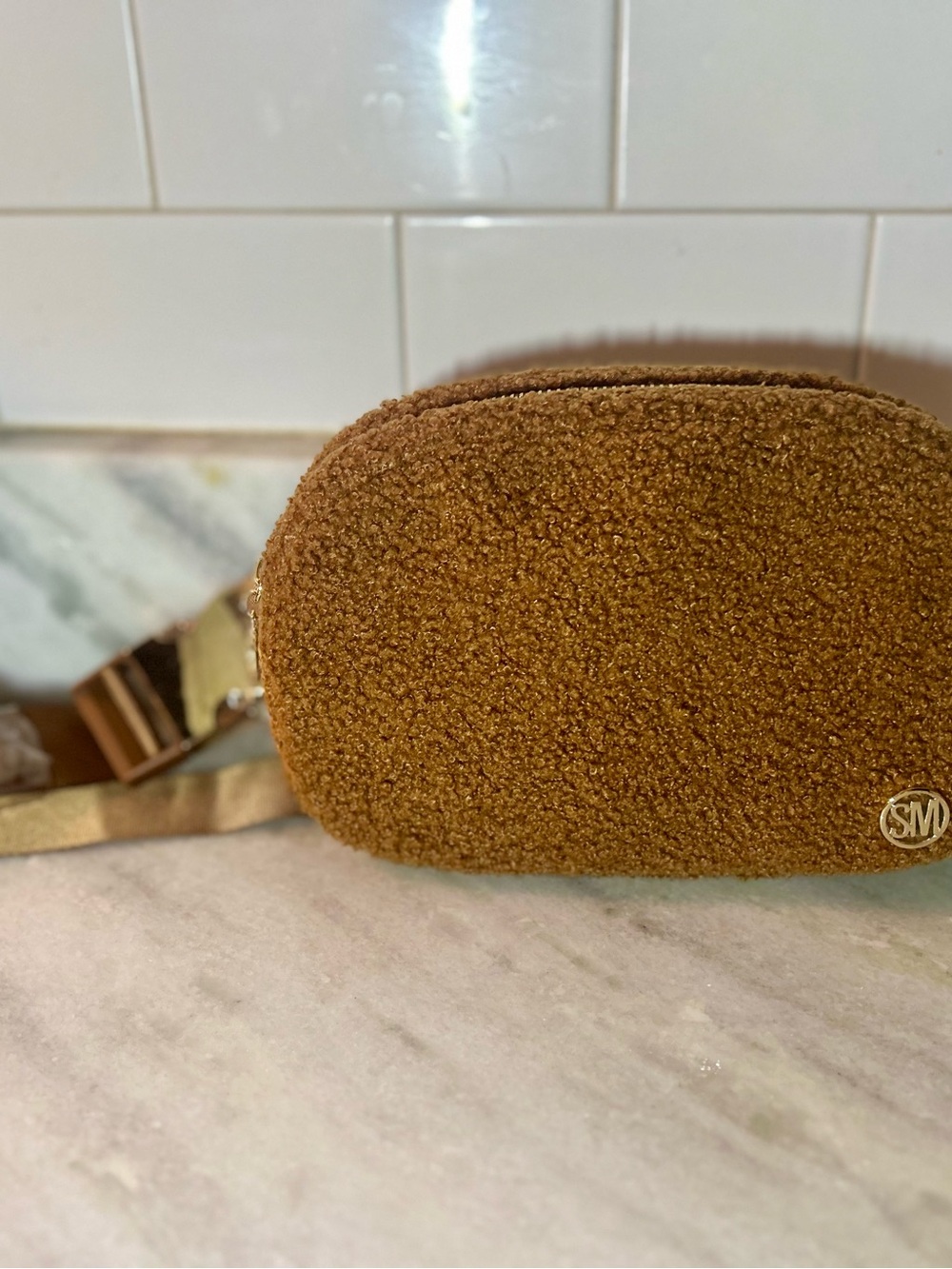 Steve Madden Tan Teddy Crossbody Bag🧸
